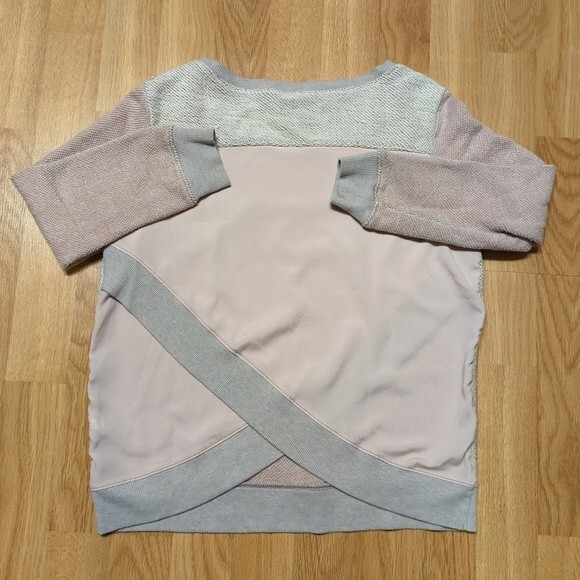 American Eagle Outfitters Sweater Sweatshirt Womens XS Pink Pullover - Picture 5 of 9